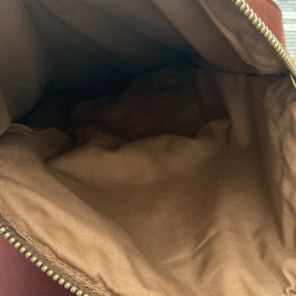 Beautiful classic Lucky Brand Leather Mahogany Hobo EUC - Picture 5 of 7